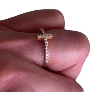 Cross Diamond Ring